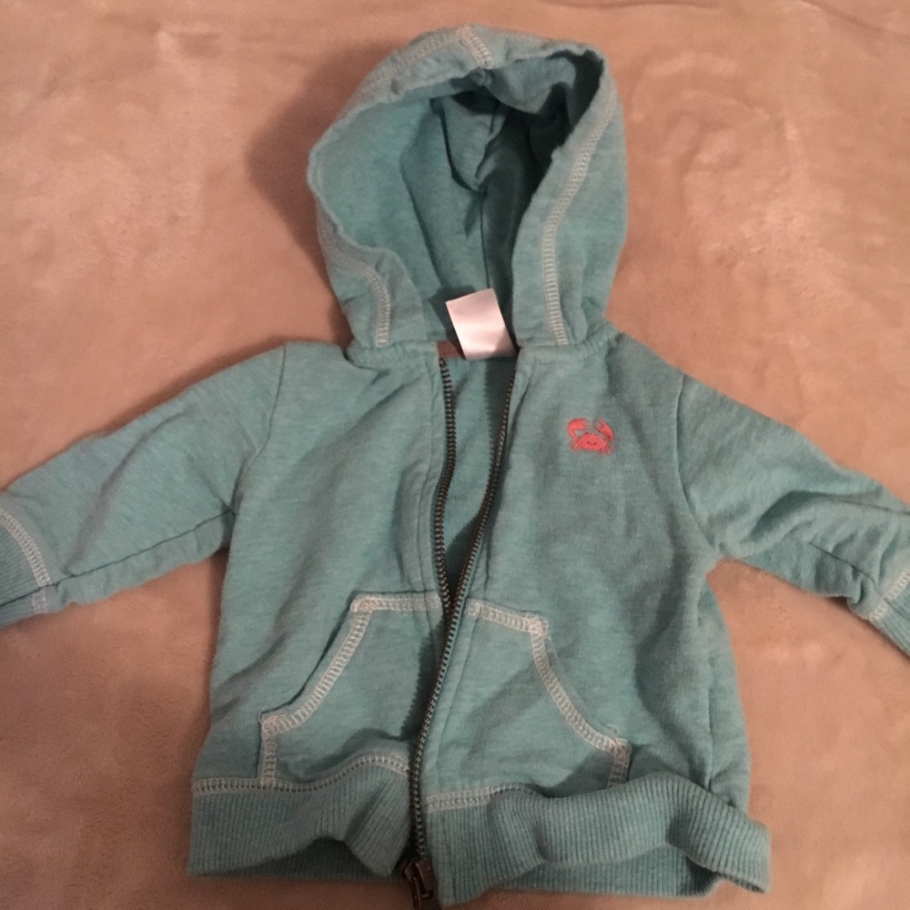 Infant zip up hoodie